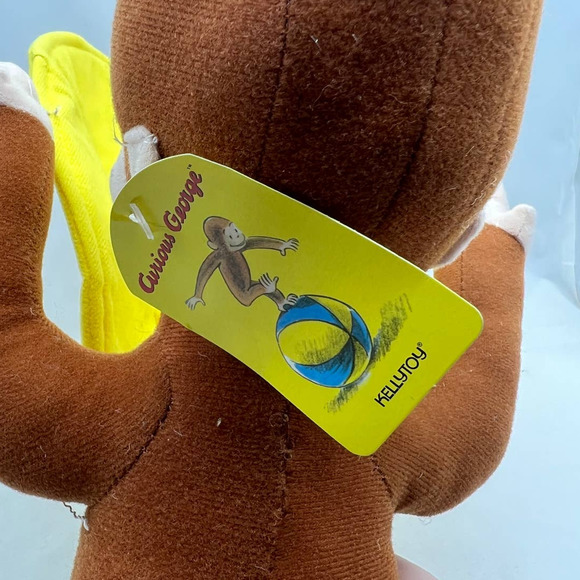 Curious George with Yellow Hat, Kelly Toys w/ Hang‎ Tag - Picture 3 of 3